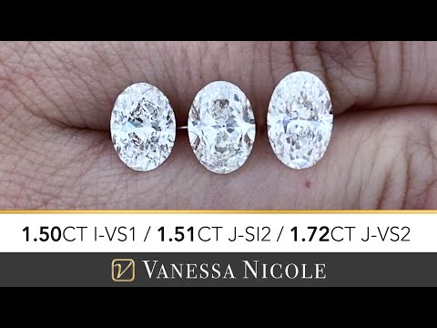 1.50 OVAL CUT DIAMOND | Oval Shape Diamond Color Grade & Diamond Size Comparison for Javier