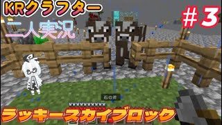 KRクラフター【ラッキースカイブロック編】＃３