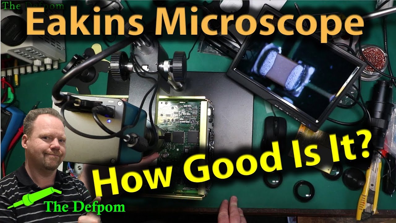 🔴 #478 Eakins Auto Focus Microscope Build and First Look - YouTube video featuring the word underneath