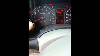 How to reset tire pressure light on Nissan NV 2500