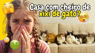 SUA CASA ESTÁ COM MAU CHEIRO DE URINA DE GATO? SAIBA COMO ELIMINAR O CHEIRO DAS CAIXAS AGORA MESMO!