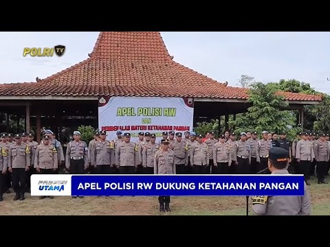 APEL POLISI RW POLRES KEBUMEN DAPAT PELATIHAN KETERAMPILAN BERKEBUN