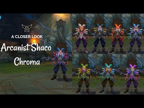 Arcanist Shaco Chromas