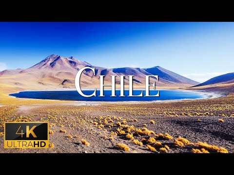 FLYING OVER CHILE (4K Video UHD) - Gentle Music With Beautiful Nature Video For Healing Your Soul