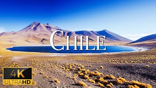 FLYING OVER CHILE (4K Video UHD) - Gentle Music With Beautiful Nature Video For Healing Your Soul
