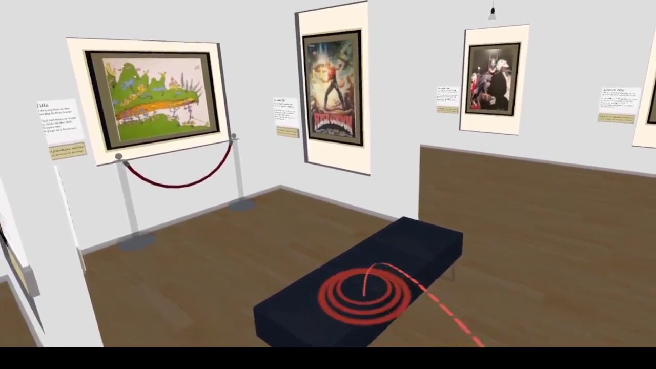 VR Art Gallery for HTC Vive by VERSATILE TECHNO