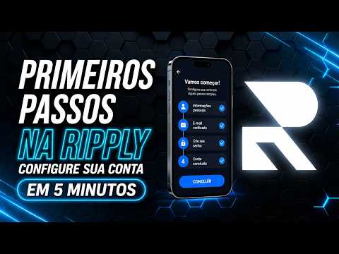Primeiros passos na Ripply — configure sua conta em 5 minutos