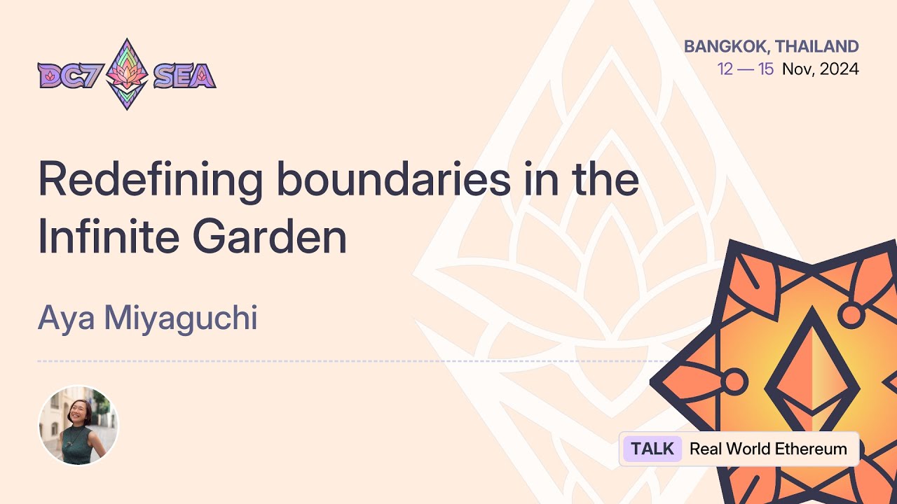 Keynote: Redefining boundaries in the Infinite Garden preview