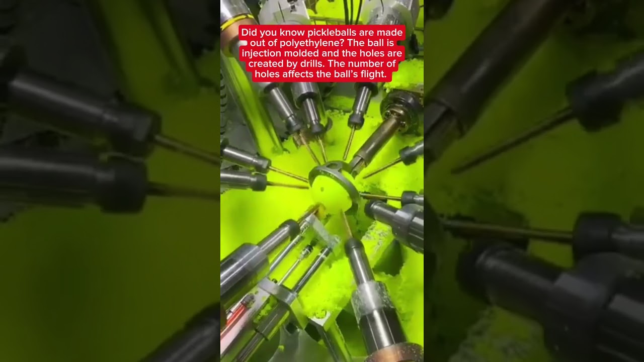 How are Pickleballs made? #engineering #didyouknow #sports #pickleball