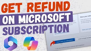 How to Get Refund on Microsoft 365 Subscription | Cancel Microsoft 365