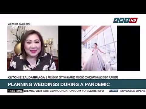 Kutchie Zaldarriaga of Getting Married Philippines LIVE at ANC Channel