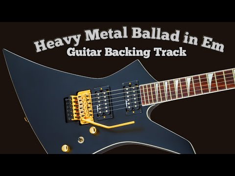 Heavy Metal Ballad in Em - Guitar Backing Track