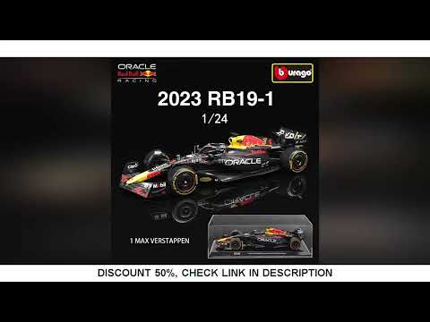 Bburago-Modelo de Carro de Liga F1 2023 Ferrari SF23 Red Bull RB18 RB19 Mercedes Benz W14 Fórmula 1