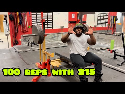 315 FOR 100 REPS! 