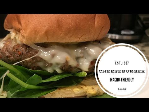 Macro-Friendly Cheeseburger