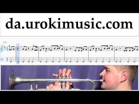 Trompetundervisning Shakira - Me Enamoré Lektioner Sange Del#2 um-i246