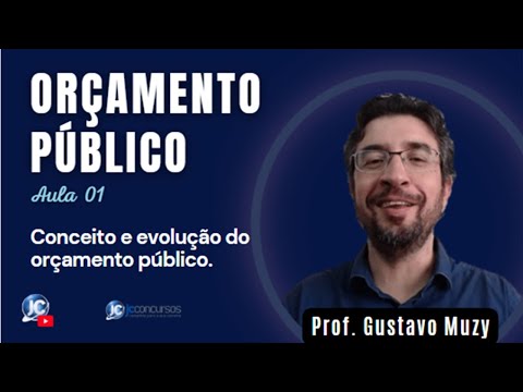 ORÇAMENTO PÚBLICO - Aula 01 - Conceito e evolução do orçamento público.