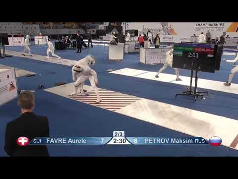 Cairo Worlds 2021 CME - L32 - Favre SUI v Petrov RUS