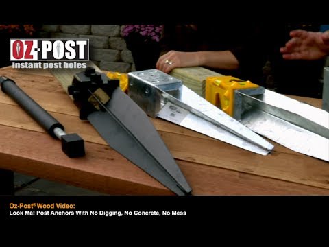OZ-POST® WOOD POST ANCHORS