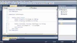 Visual Basic Tutorial - 105 - More On Nested Namespaces