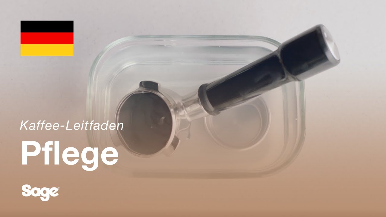 Reinigung von Siebträger und -einsatz