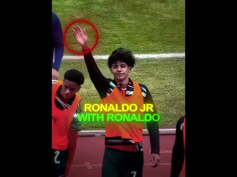 Ronaldo Jr With Ronaldo.. 😮‍💨