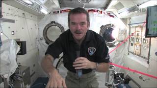 Chris Hadfield answers questions live from space with the Governor General of Canada