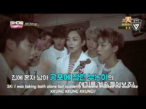 [ENG SUB] 150711 ShowChamp Backstage SEVENTEEN (세븐틴)