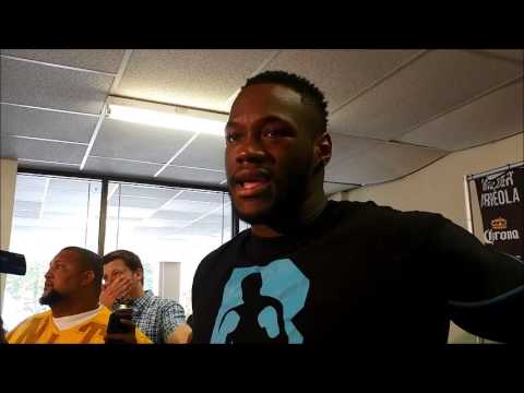 Deontay Wilder previews fight vs. Chris Arreola