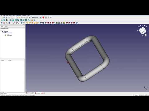 FreeCAD - Sweep along path