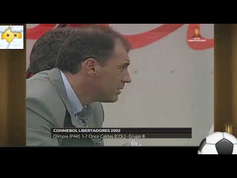 Olimpia 3 vs once Caldas 2.   fase de grupos 2002