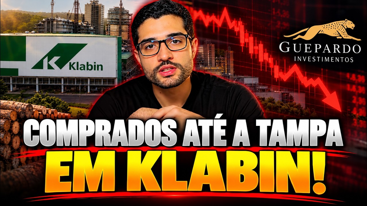 A KLABIN ESTÁ DE GRAÇA? O QUE A GUEPARDO VIU NA KLABIN? POR QUE SÓ CAI?
