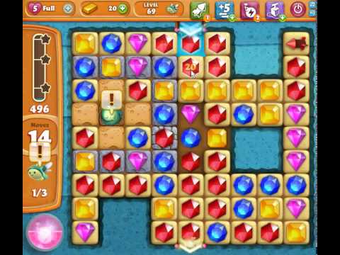 Diamond Digger Saga Level 69, 3 stars, no booster