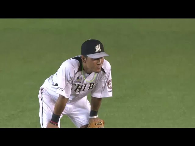 11回表 マリーンズ細谷が痛恨エラー!! ファイターズがノーヒットで勝ち越しに成功!! 2014/7/6 M-F