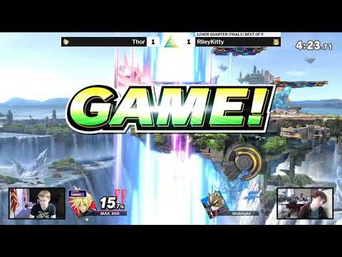 Ascension: Back To Basics Ultimate Singles Losers Quarter Finals - Thor (Cloud) vs RileyKitty (Fox,