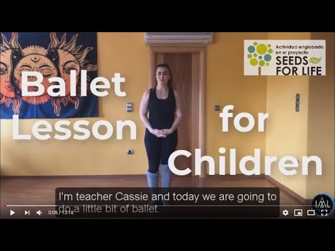 Ballet Lesson for children - Teacher Cassie (IML La Zubia)