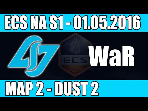 CLG vs Without a Roof | Map 2 (Dust 2) ECS NA Season 1 2016 CS:GO Week 4 (01.05.2016)