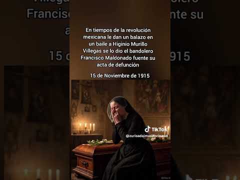 Le dan un balazo a Higinio Murillo se lo dio Francisco Maldonado #chihuahua #historia #mexico
