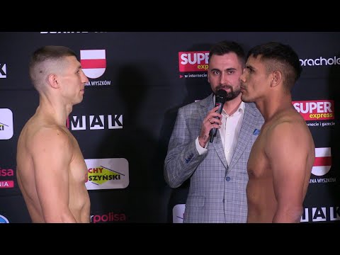 MATEUSZ TRYC vs JAVIER MACIEL - ceremonia ważenia