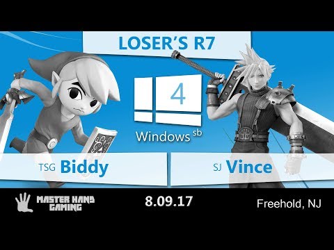 Windows SB 4 - TSG | Biddy (Toon Link) vs. SJ | Vince (Cloud) - Loser's R7
