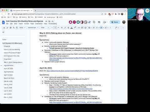 May 9, 2023 | Data on Kubernetes Operator SIG