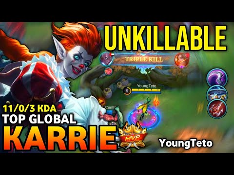 KARRIE BEST BUILD 2022 | TOP GLOBAL KARRIE GAMEPLAY | MOBILE LEGENDS✓
