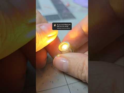 Mini Battery LED lights #miniatures