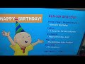 PBS Kids Happy Birthday Menu