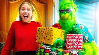 Imposter Alert: Green Christmas Monster Posing As Uncle!