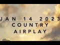 Billboard Top 60 Country Airplay Jan 14 2022