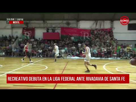 Recreativo debuta en la Liga Federal ante Rivadavia de Santa Fe