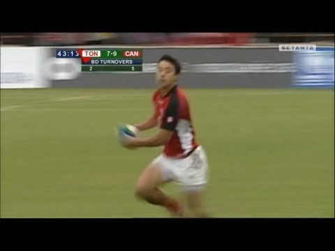 Nathan Hirayama playmaking vs Tonga 2013