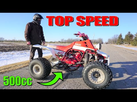 Quadzilla Banshee Top Speed Test. The FASTEST 2-Stroke Quad Ever Made