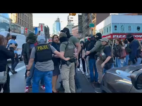 Federal agents crack down on illegal vending on Canal Street